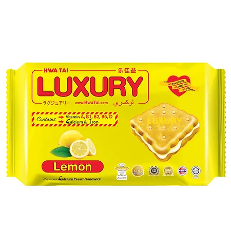 Luxury Lemon Flavoured Calcium Cream Sandwich
