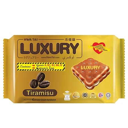 Luxury Tiramisu Flavoured Calcium Cream Sandwich