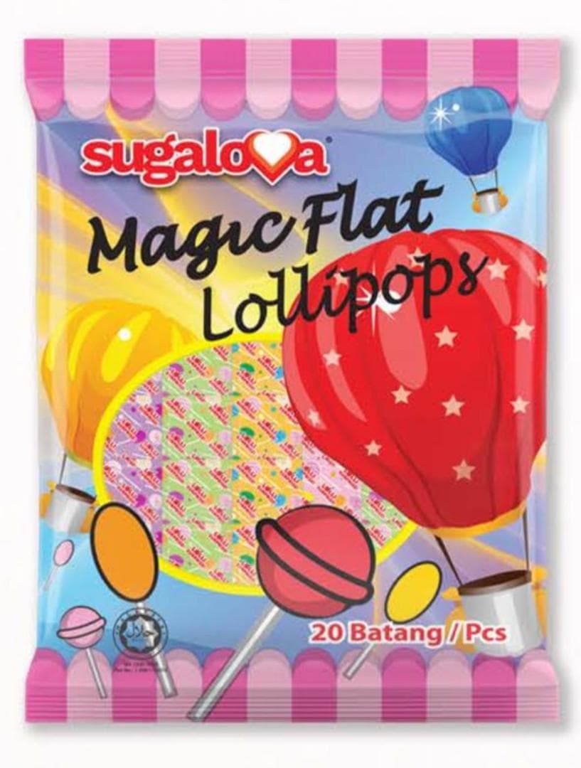 Magic Flat Lollipops (Bags)